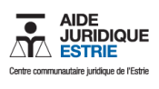 logo Aide Juridique Estrie - centre communautaire juridique de l'Estrie